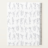 Skeleton Dance planner - blanc (Dos)