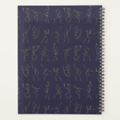 Skeleton Dance planner - paarse (Achterkant)