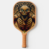 Skeleton Dans op Pickleball Paddle (Achterkant)