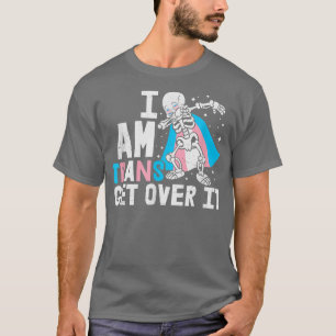 Skeleton Dansend Dabbing LGBT-Q Transgender Pride T-shirt