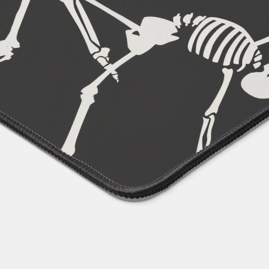 Skeleton Design Halloween Desk mat. Bureaumat (Hoek)