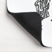 Skeleton Design op een muismat (Hoek)