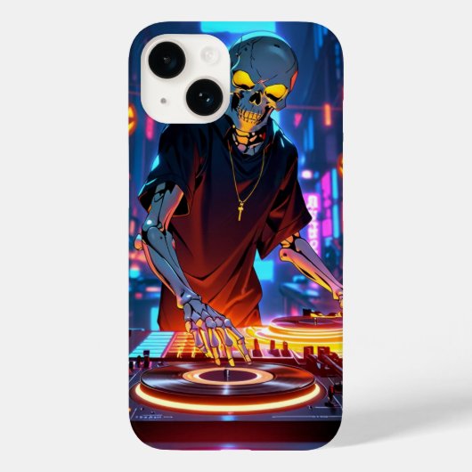 Skeleton DJ Case-Mate iPhone Case (Achterkant)