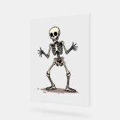 Skeleton Doing Dab - Drôle Halloween Dance Shi (Angle)