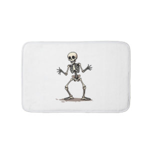Skeleton Doing The Dab - Grappige Halloween Dance Badmat