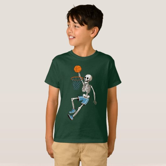 Skeleton Dunker Tshirt (Voorkant volledig)