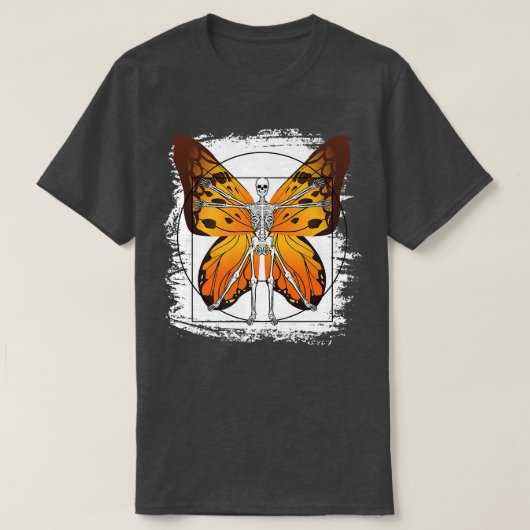 Skeleton Fairy Fantasy Grunge Aesthetische Gothic  T-shirt (Design voorkant)