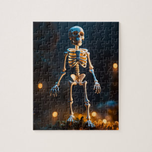 Skeleton figuur puzzel