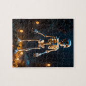 Skeleton figuur puzzel legpuzzel (Horizontaal)