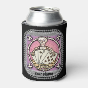 Skeleton Gambler poker koelbox Blikjeskoeler