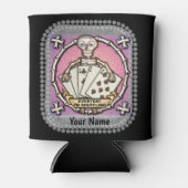 Skeleton Gambler poker koelbox Blikjeskoeler (Voorkant)
