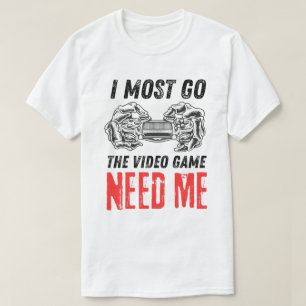 Skeleton Gamer Controller Heb Me Ontwerp Nodig T-shirt