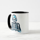 Skeleton Gamer Skull – Gaming Headset Controller D Mok (Voorkant links)