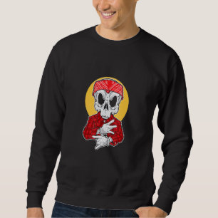 Skeleton Gangsta met Bandana Trui