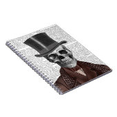 Skeleton Gentleman en Top hat Notitieboek (Rechterzijde)