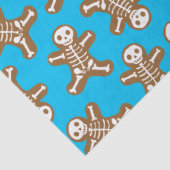 Skeleton Gingerbrood Mannen Tissuepapier (Detail)