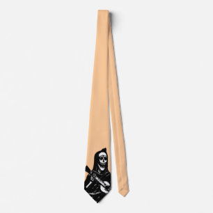 Skeleton gitaar tan stropdas