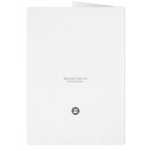 SKELETON GOTH GENTLEMAN SKULE GREETING CARD Blank (Dos)