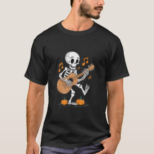 Skeleton Guitar Jam - Halloween Muziek Fun T-shirt