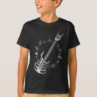 Skeleton Guitar Lover Rock Music Fan