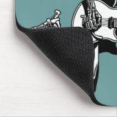 Skeleton Guitarist Jump Muismat (Hoek)