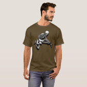 Skeleton Guitarist Jump T-shirt (Voorkant volledig)
