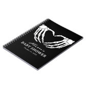 Skeleton Halloween Baby shower Livre d'invité (Côté gauche)