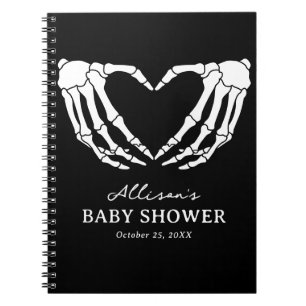 Skeleton Halloween Baby shower Livre d'invité