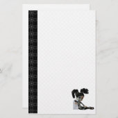 Skeleton Halloween Briefpapier (Voorkant / Achterkant)