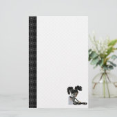 Skeleton Halloween Briefpapier (Staand voorkant)