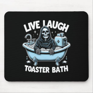 Skeleton Halloween Live Lachbroodrooster Bath Desi Muismat