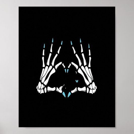 Skeleton Hand Classic Halloween Poster (Voorkant)