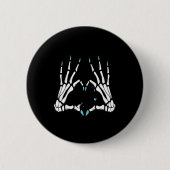 Skeleton Hand Classic Halloween Ronde Button 5,7 Cm (Voorkant)
