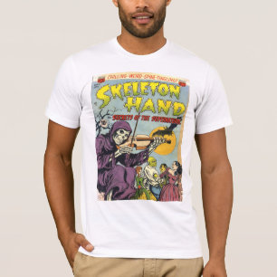 SKELETON HAND Cool  Comic Book Hoesje Art T-shirt