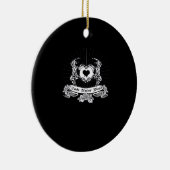 Skeleton Hand Design Classic Keramisch Ornament (Rechts)