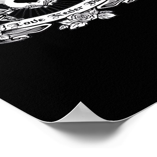 Skeleton Hand Design Classic Poster (Hoek)