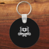 Skeleton Hand Design Classic Sleutelhanger (Voorkant)
