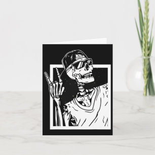 Skeleton Hand Halloween Kostuum Funny Rocker Muzie Kaart