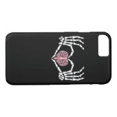 Skeleton Hand Hart Grappig Halloween Vrouwen Manne Case-Mate iPhone Case (Achterkant (Horizontaal))