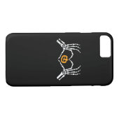 Skeleton Hand Hart Halloween Kostuum Pompoen Case-Mate iPhone Case (Achterkant (Horizontaal))