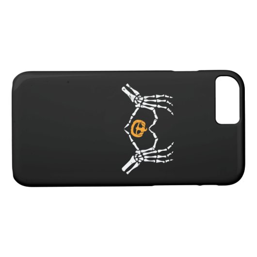Skeleton Hand Hart Halloween Kostuum Pompoen Case-Mate iPhone Case (Achterkant (Horizontaal))