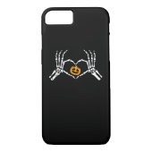 Skeleton Hand Hart Halloween Kostuum Pompoen Case-Mate iPhone Case (Achterkant)