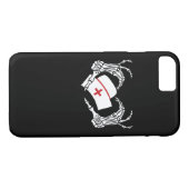 Skeleton Hand Hart Luie DIY Halloween Kostuum Nur Case-Mate iPhone Case (Achterkant (Horizontaal))