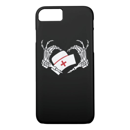 Skeleton Hand Hart Luie DIY Halloween Kostuum Nur Case-Mate iPhone Case (Achterkant)