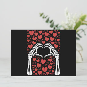 Skeleton Hand Hart Valentijnsdag Funny Love Kaart
