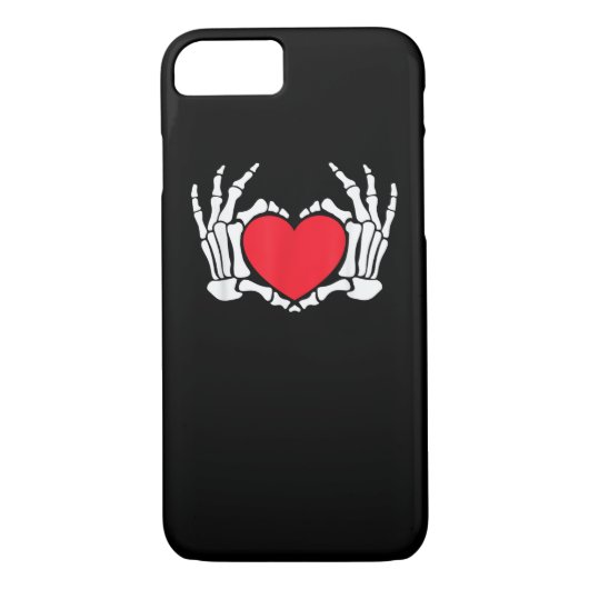 Skeleton Hand Hart Valentijnsdag Funny Meme Case-Mate iPhone Case (Achterkant)