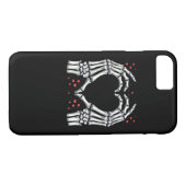 Skeleton Hand Hart Valentijnsdag Funny Paar Case-Mate iPhone Case (Achterkant (Horizontaal))