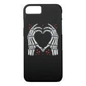 Skeleton Hand Hart Valentijnsdag Funny Paar Case-Mate iPhone Case (Achterkant)