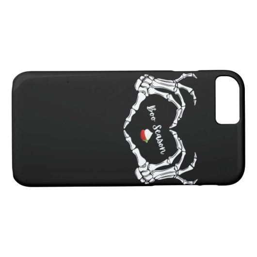 Skeleton Hand Heart Book Seizoen Classic Case-Mate iPhone Case (Achterkant (Horizontaal))