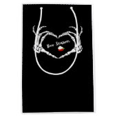 Skeleton Hand Heart Book Seizoen Classic Medium Cadeauzakje (Voorkant)